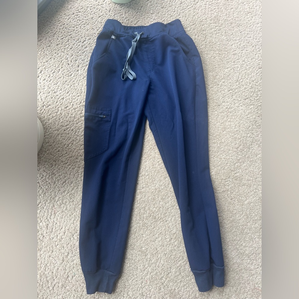 Navy Zamora - Petite Jogger Scrub Pant